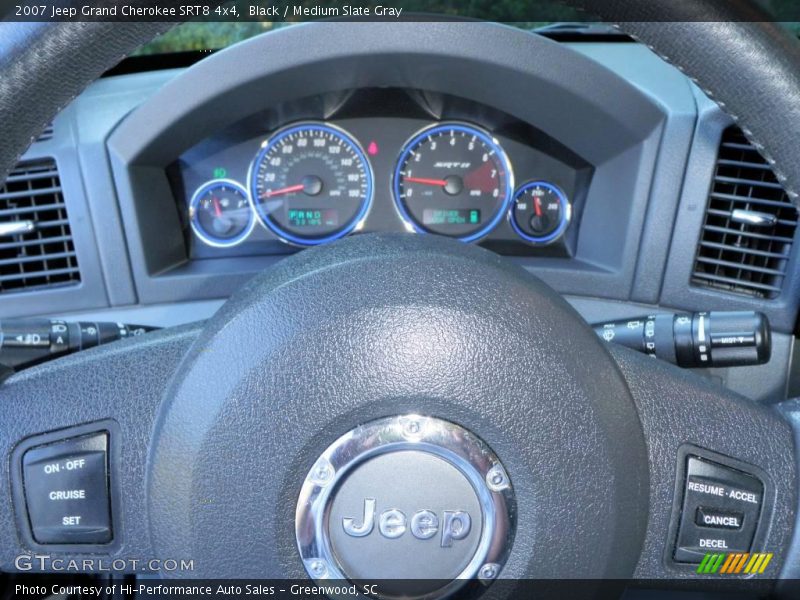 Black / Medium Slate Gray 2007 Jeep Grand Cherokee SRT8 4x4