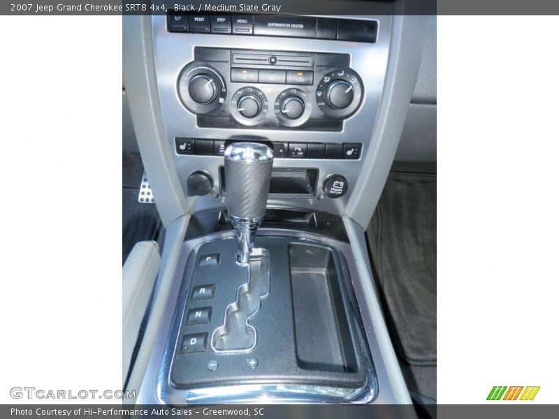 Black / Medium Slate Gray 2007 Jeep Grand Cherokee SRT8 4x4