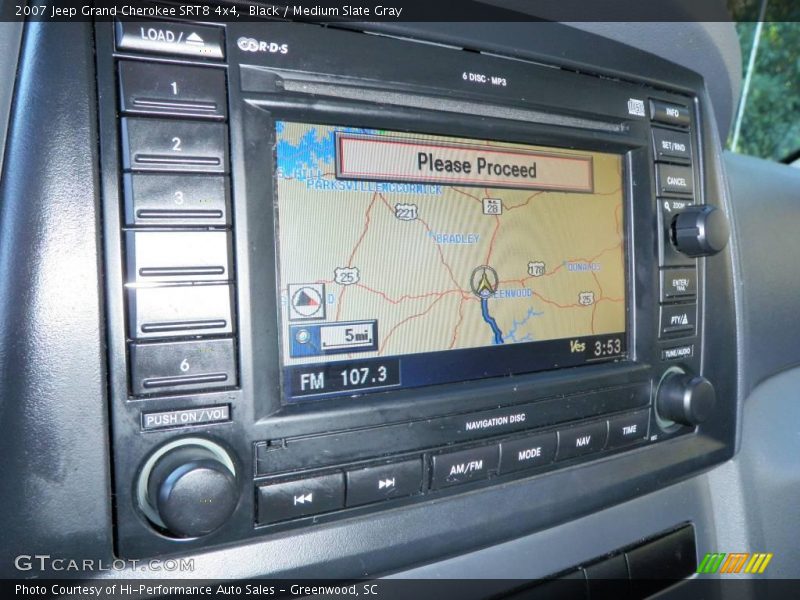 Black / Medium Slate Gray 2007 Jeep Grand Cherokee SRT8 4x4