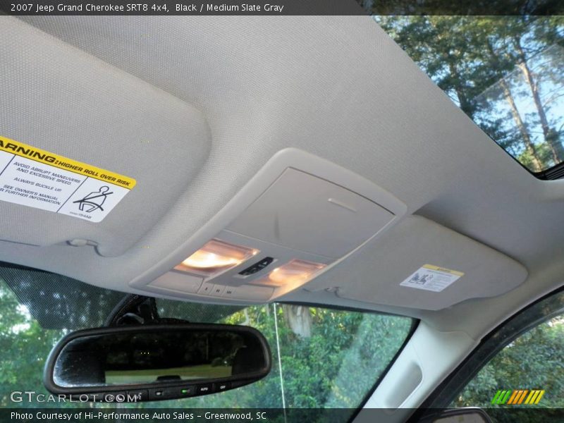Black / Medium Slate Gray 2007 Jeep Grand Cherokee SRT8 4x4