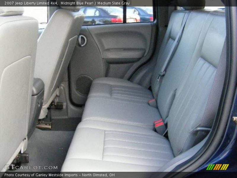 Midnight Blue Pearl / Medium Slate Gray 2007 Jeep Liberty Limited 4x4