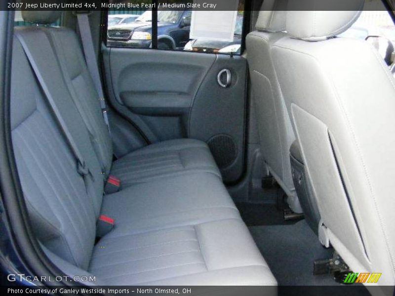 Midnight Blue Pearl / Medium Slate Gray 2007 Jeep Liberty Limited 4x4