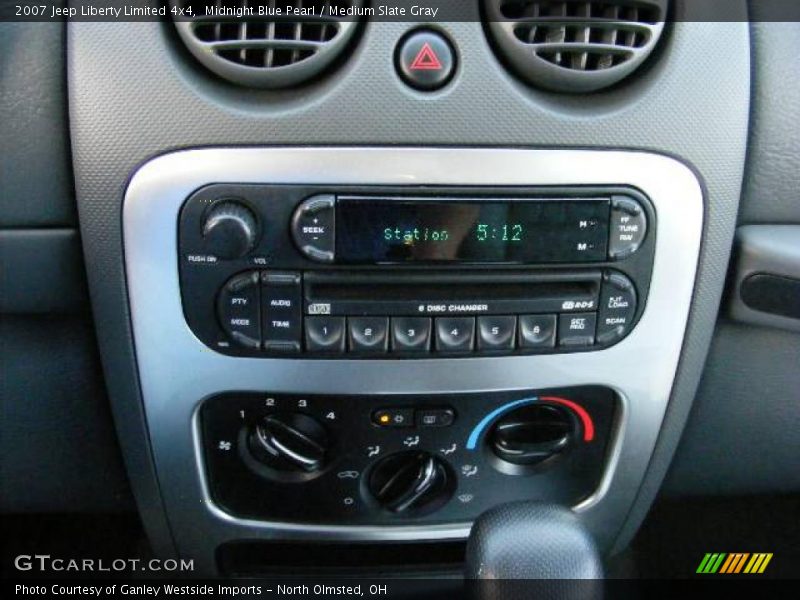 Midnight Blue Pearl / Medium Slate Gray 2007 Jeep Liberty Limited 4x4