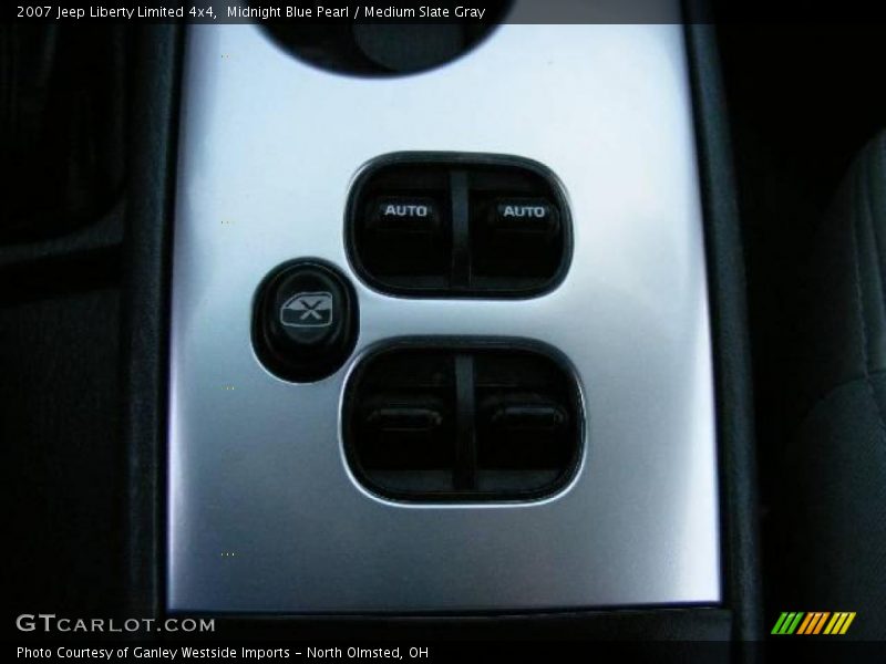 Midnight Blue Pearl / Medium Slate Gray 2007 Jeep Liberty Limited 4x4