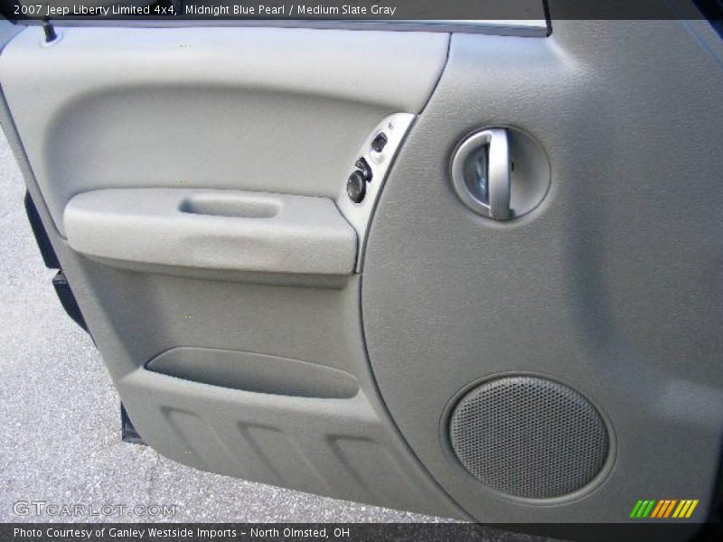 Midnight Blue Pearl / Medium Slate Gray 2007 Jeep Liberty Limited 4x4