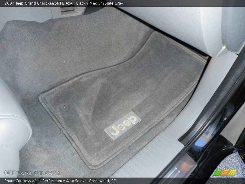 Black / Medium Slate Gray 2007 Jeep Grand Cherokee SRT8 4x4
