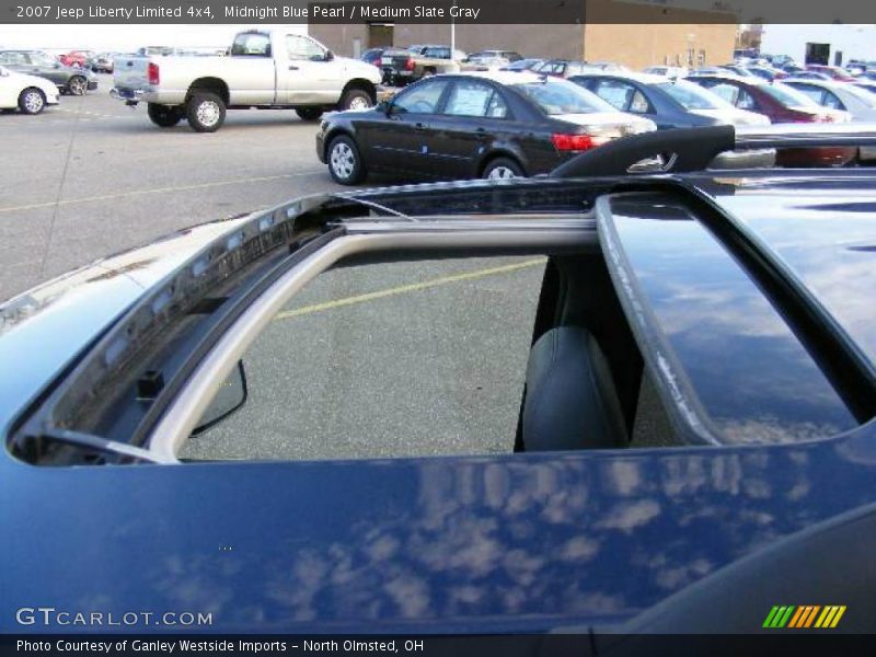 Midnight Blue Pearl / Medium Slate Gray 2007 Jeep Liberty Limited 4x4