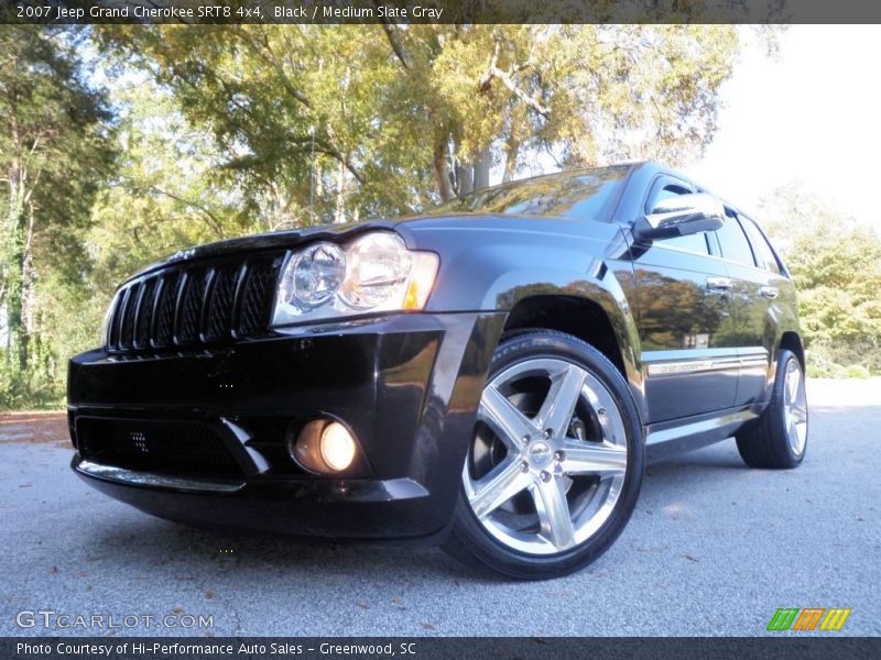 Black / Medium Slate Gray 2007 Jeep Grand Cherokee SRT8 4x4