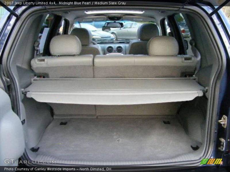 Midnight Blue Pearl / Medium Slate Gray 2007 Jeep Liberty Limited 4x4