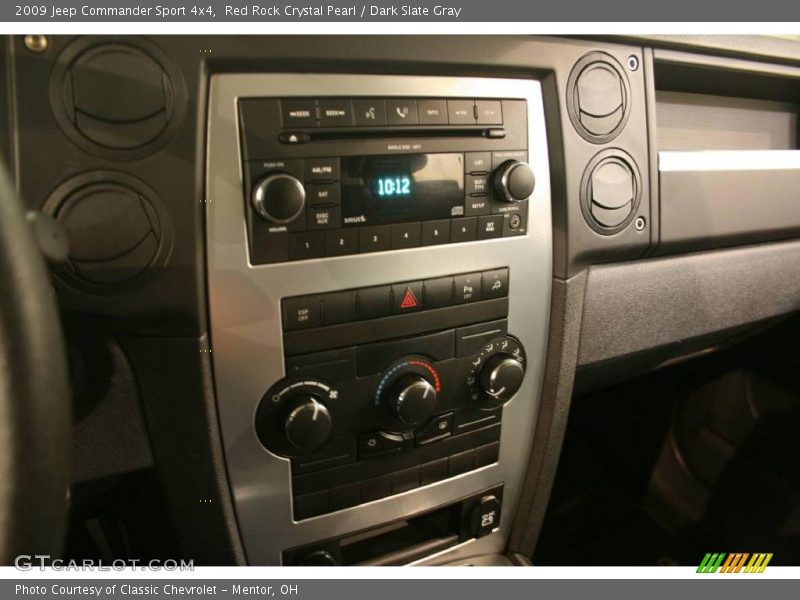 Red Rock Crystal Pearl / Dark Slate Gray 2009 Jeep Commander Sport 4x4