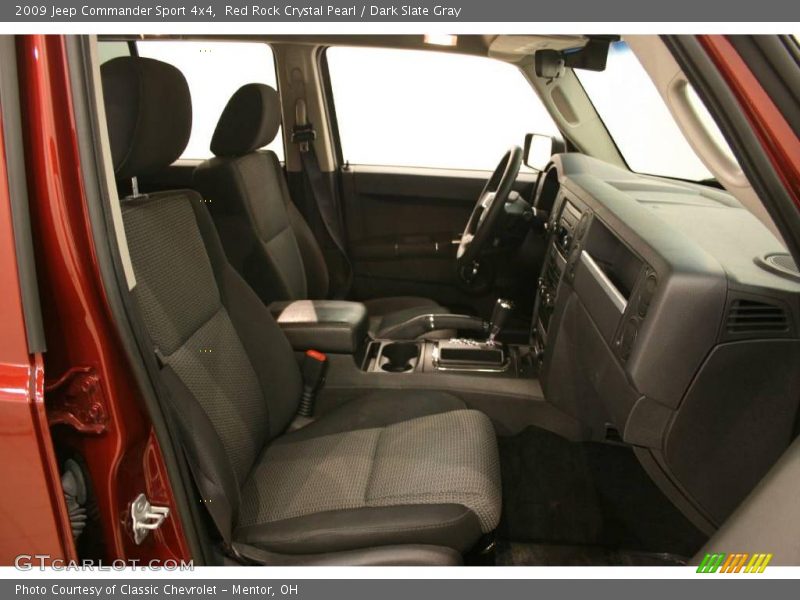 Red Rock Crystal Pearl / Dark Slate Gray 2009 Jeep Commander Sport 4x4