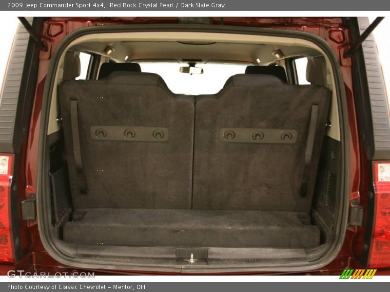 Red Rock Crystal Pearl / Dark Slate Gray 2009 Jeep Commander Sport 4x4