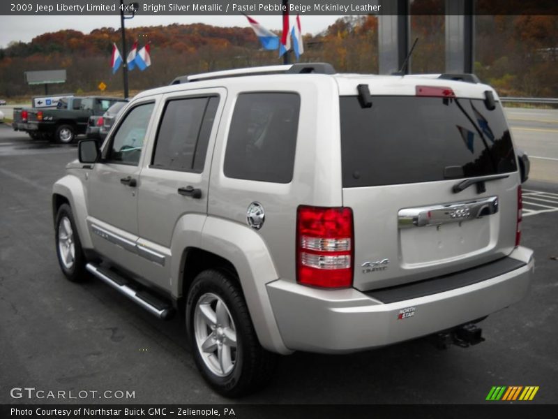 Bright Silver Metallic / Pastel Pebble Beige Mckinley Leather 2009 Jeep Liberty Limited 4x4