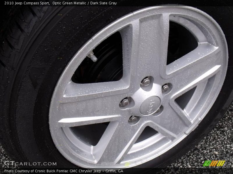 Optic Green Metallic / Dark Slate Gray 2010 Jeep Compass Sport