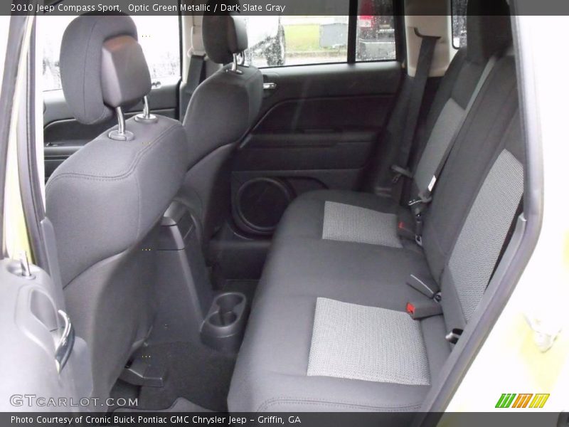 Optic Green Metallic / Dark Slate Gray 2010 Jeep Compass Sport
