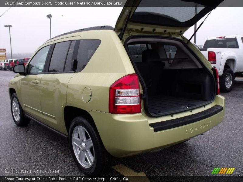 Optic Green Metallic / Dark Slate Gray 2010 Jeep Compass Sport