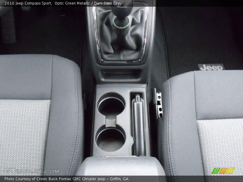 Optic Green Metallic / Dark Slate Gray 2010 Jeep Compass Sport