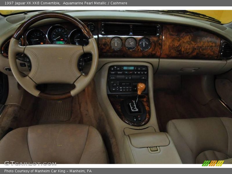 Aquamarine Pearl Metallic / Cashmere 1997 Jaguar XK XK8 Convertible