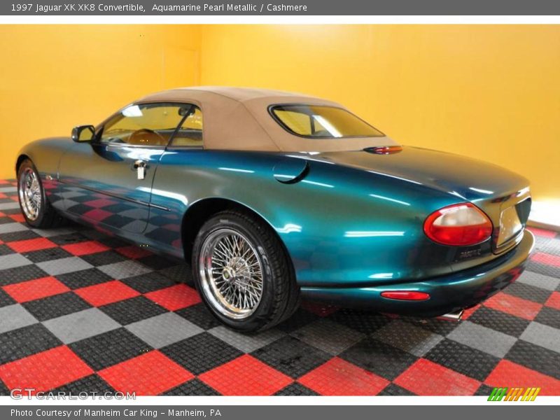 Aquamarine Pearl Metallic / Cashmere 1997 Jaguar XK XK8 Convertible