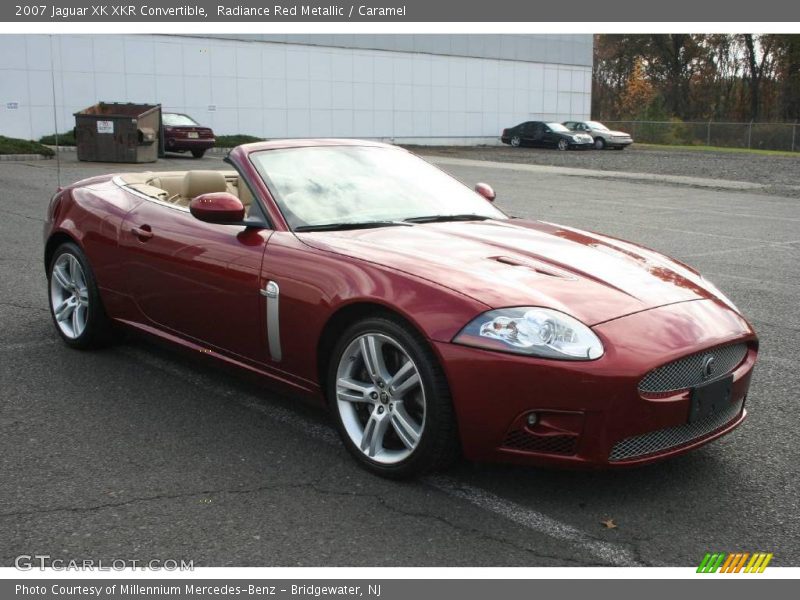 Radiance Red Metallic / Caramel 2007 Jaguar XK XKR Convertible