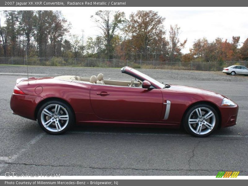 Radiance Red Metallic / Caramel 2007 Jaguar XK XKR Convertible