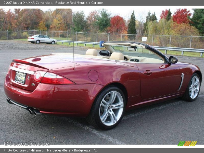 Radiance Red Metallic / Caramel 2007 Jaguar XK XKR Convertible