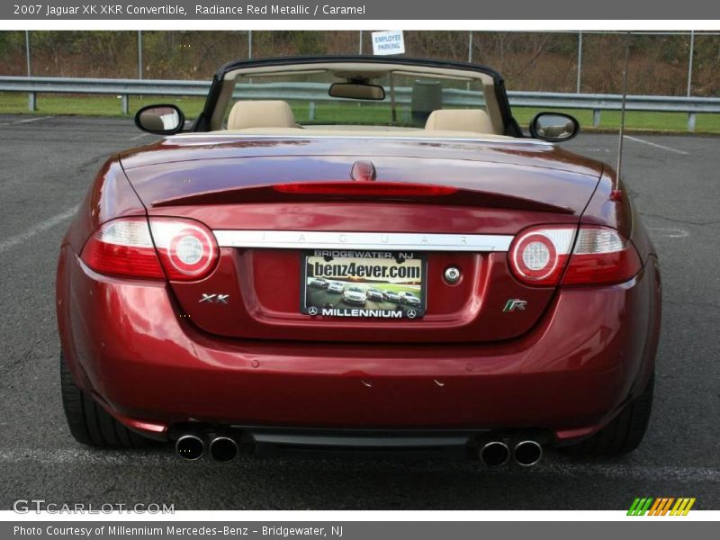 Radiance Red Metallic / Caramel 2007 Jaguar XK XKR Convertible