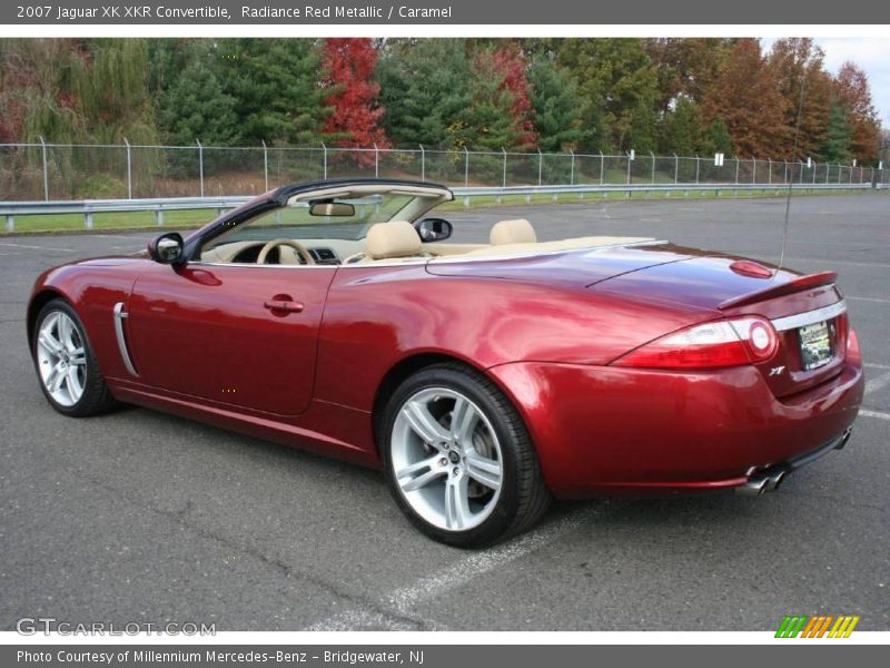 Radiance Red Metallic / Caramel 2007 Jaguar XK XKR Convertible