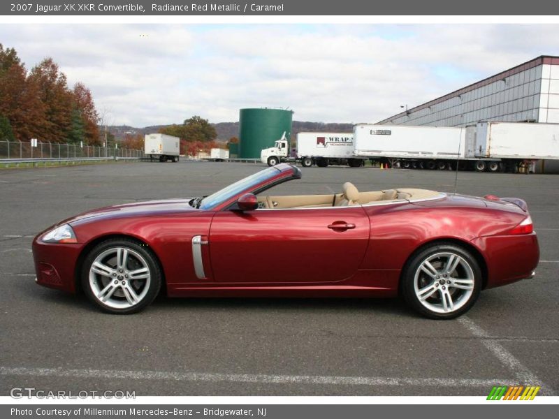 Radiance Red Metallic / Caramel 2007 Jaguar XK XKR Convertible