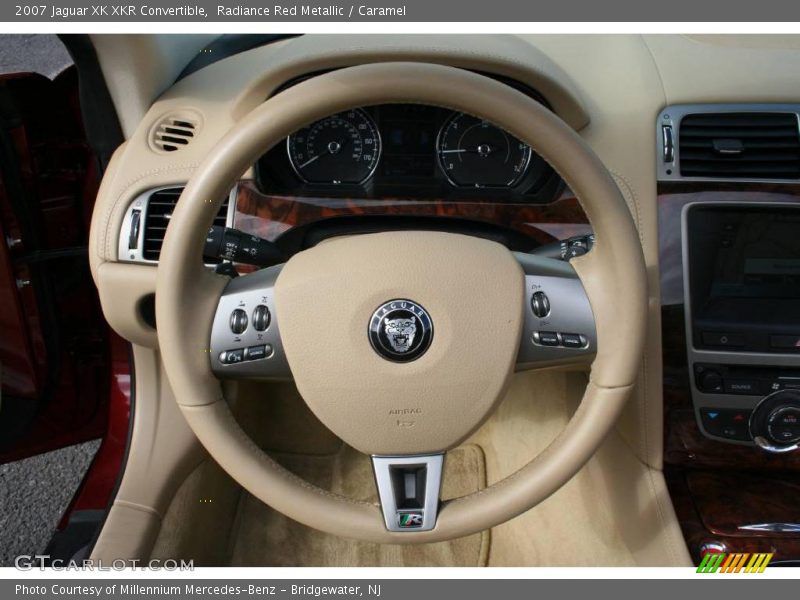 Radiance Red Metallic / Caramel 2007 Jaguar XK XKR Convertible