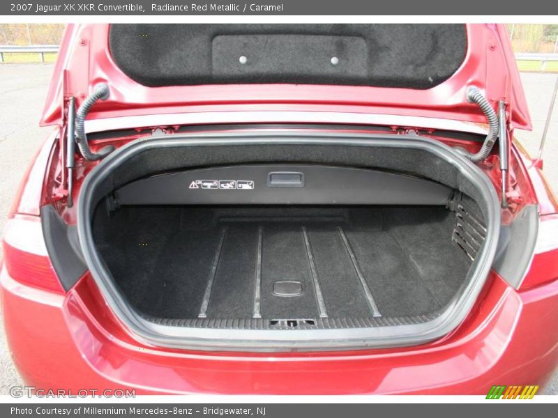 Radiance Red Metallic / Caramel 2007 Jaguar XK XKR Convertible