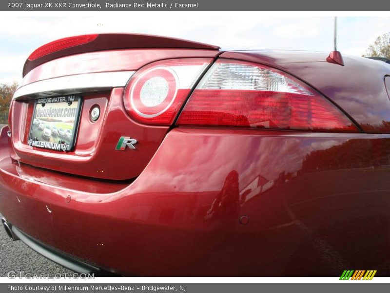 Radiance Red Metallic / Caramel 2007 Jaguar XK XKR Convertible