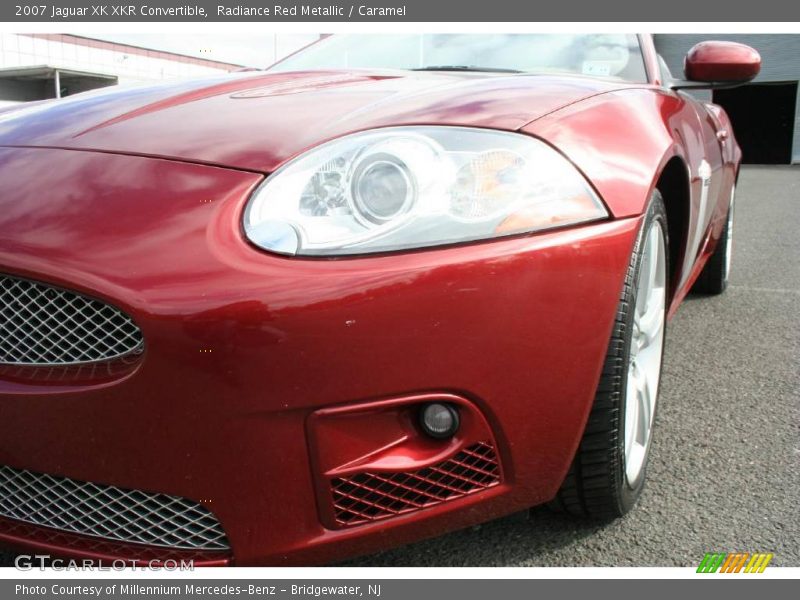 Radiance Red Metallic / Caramel 2007 Jaguar XK XKR Convertible