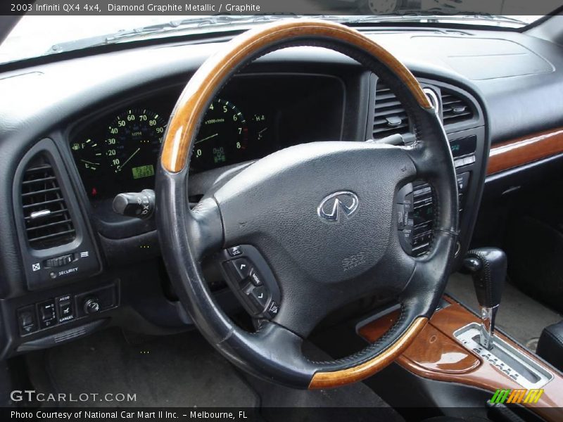 Diamond Graphite Metallic / Graphite 2003 Infiniti QX4 4x4