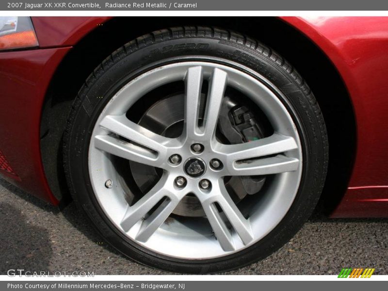 Radiance Red Metallic / Caramel 2007 Jaguar XK XKR Convertible