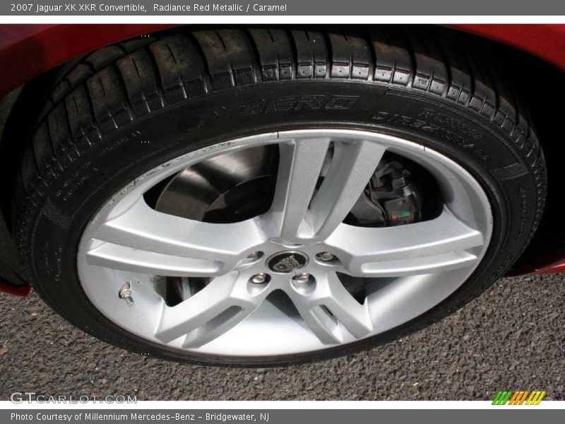 Radiance Red Metallic / Caramel 2007 Jaguar XK XKR Convertible