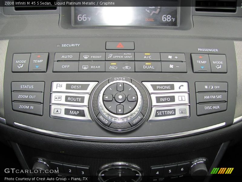 Liquid Platinum Metallic / Graphite 2008 Infiniti M 45 S Sedan