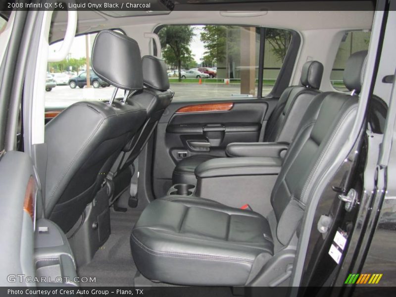 Liquid Onyx Black / Charcoal 2008 Infiniti QX 56