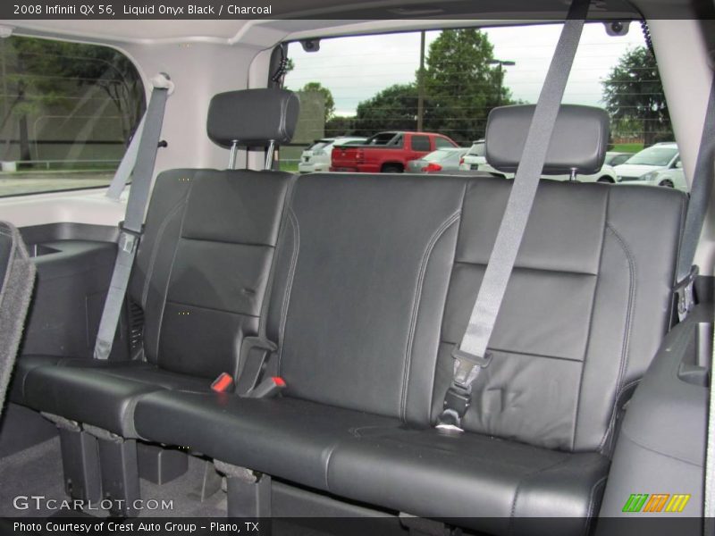 Liquid Onyx Black / Charcoal 2008 Infiniti QX 56