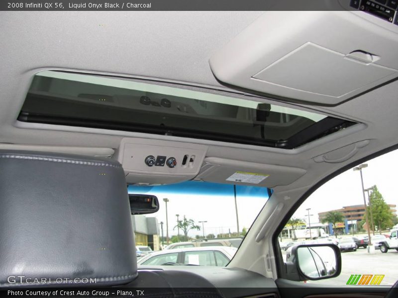Liquid Onyx Black / Charcoal 2008 Infiniti QX 56