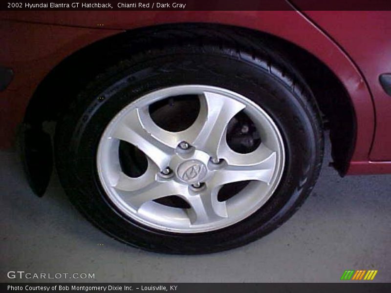 Chianti Red / Dark Gray 2002 Hyundai Elantra GT Hatchback