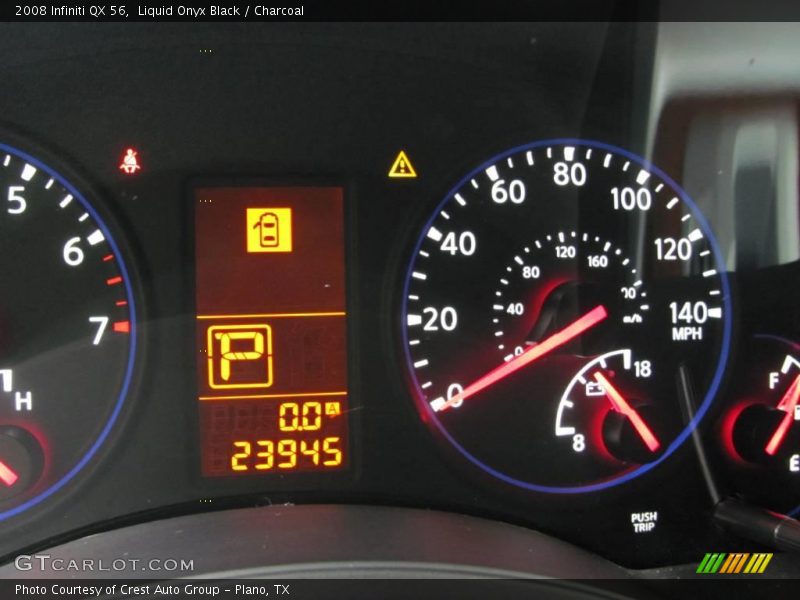 Liquid Onyx Black / Charcoal 2008 Infiniti QX 56