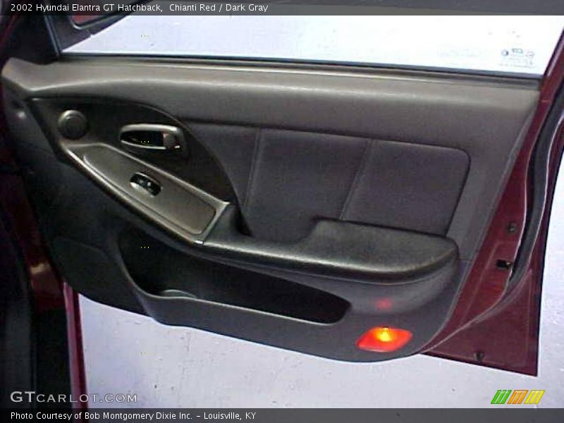 Chianti Red / Dark Gray 2002 Hyundai Elantra GT Hatchback