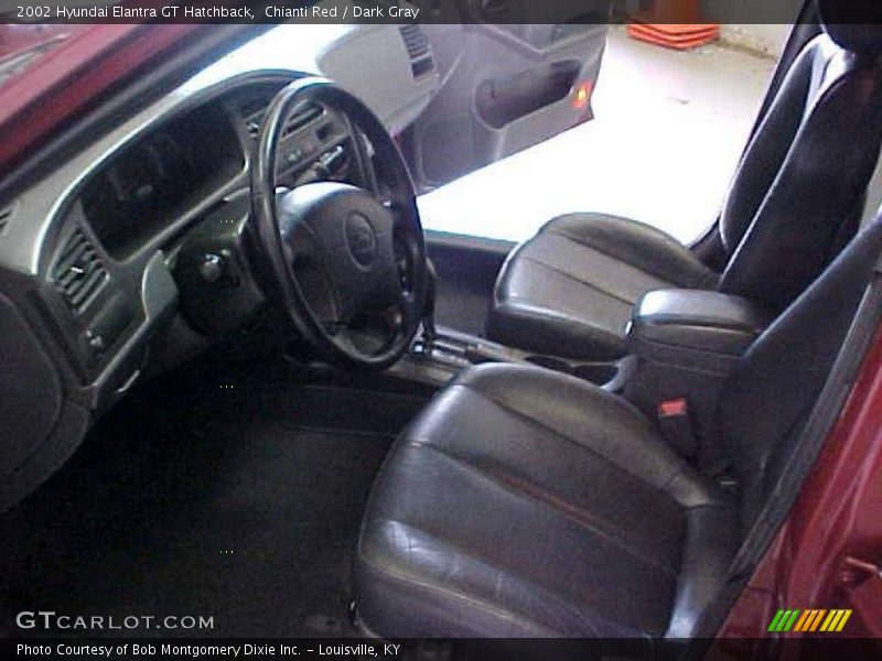 Chianti Red / Dark Gray 2002 Hyundai Elantra GT Hatchback