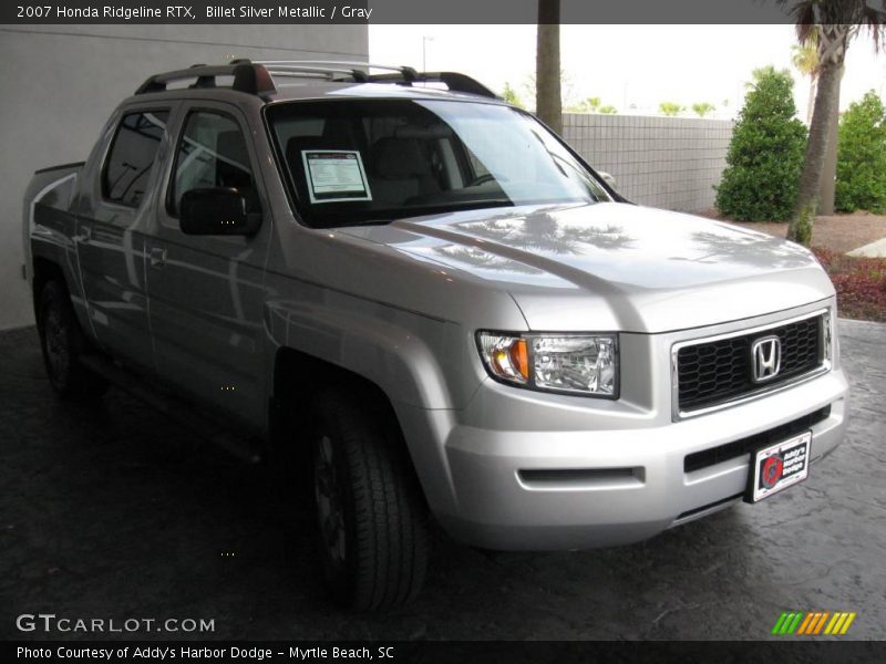 Billet Silver Metallic / Gray 2007 Honda Ridgeline RTX