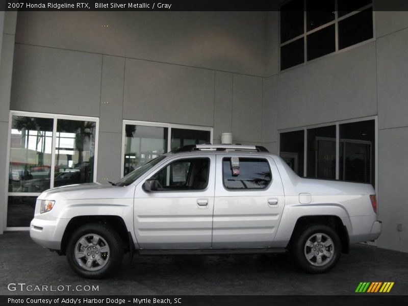 Billet Silver Metallic / Gray 2007 Honda Ridgeline RTX