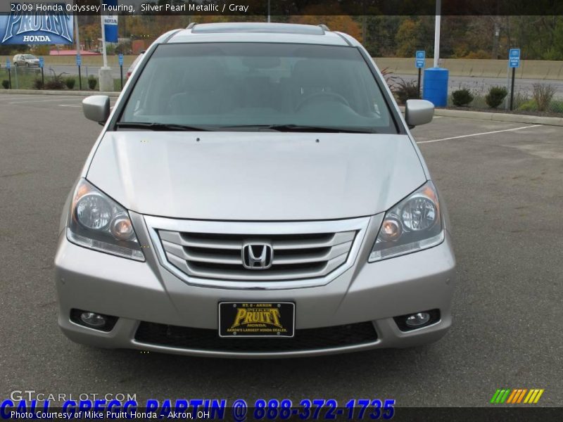 Silver Pearl Metallic / Gray 2009 Honda Odyssey Touring