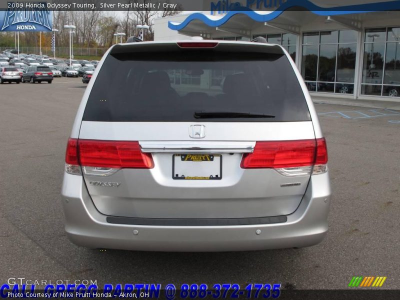 Silver Pearl Metallic / Gray 2009 Honda Odyssey Touring