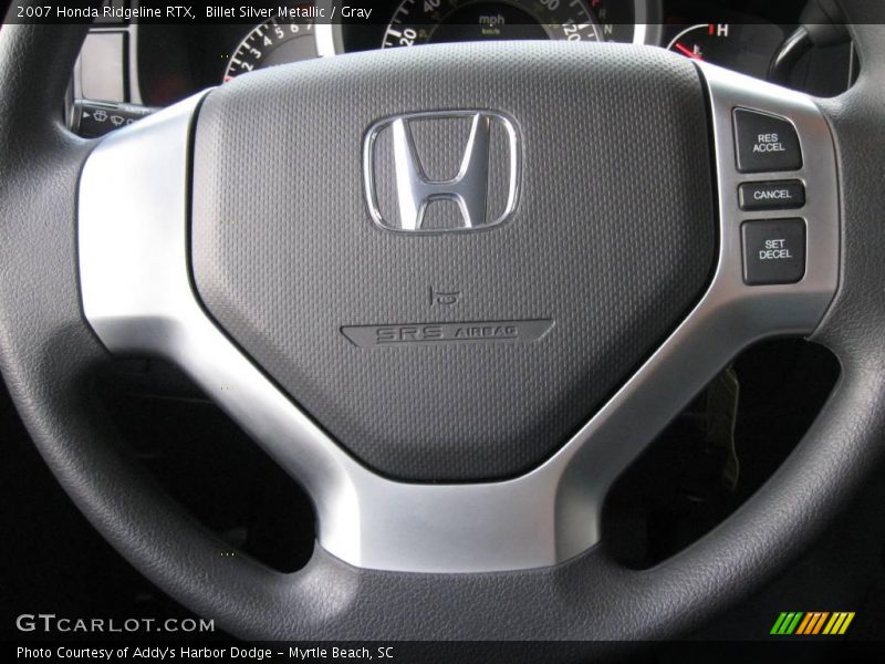 Billet Silver Metallic / Gray 2007 Honda Ridgeline RTX
