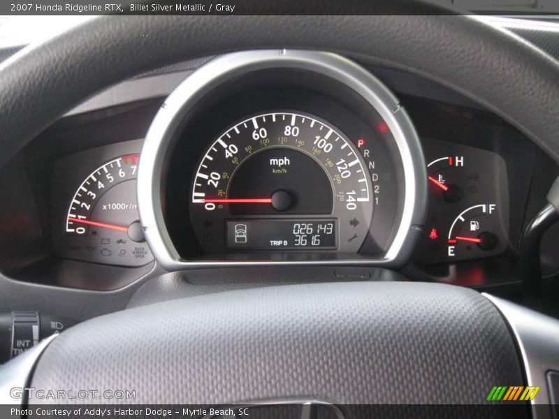 Billet Silver Metallic / Gray 2007 Honda Ridgeline RTX